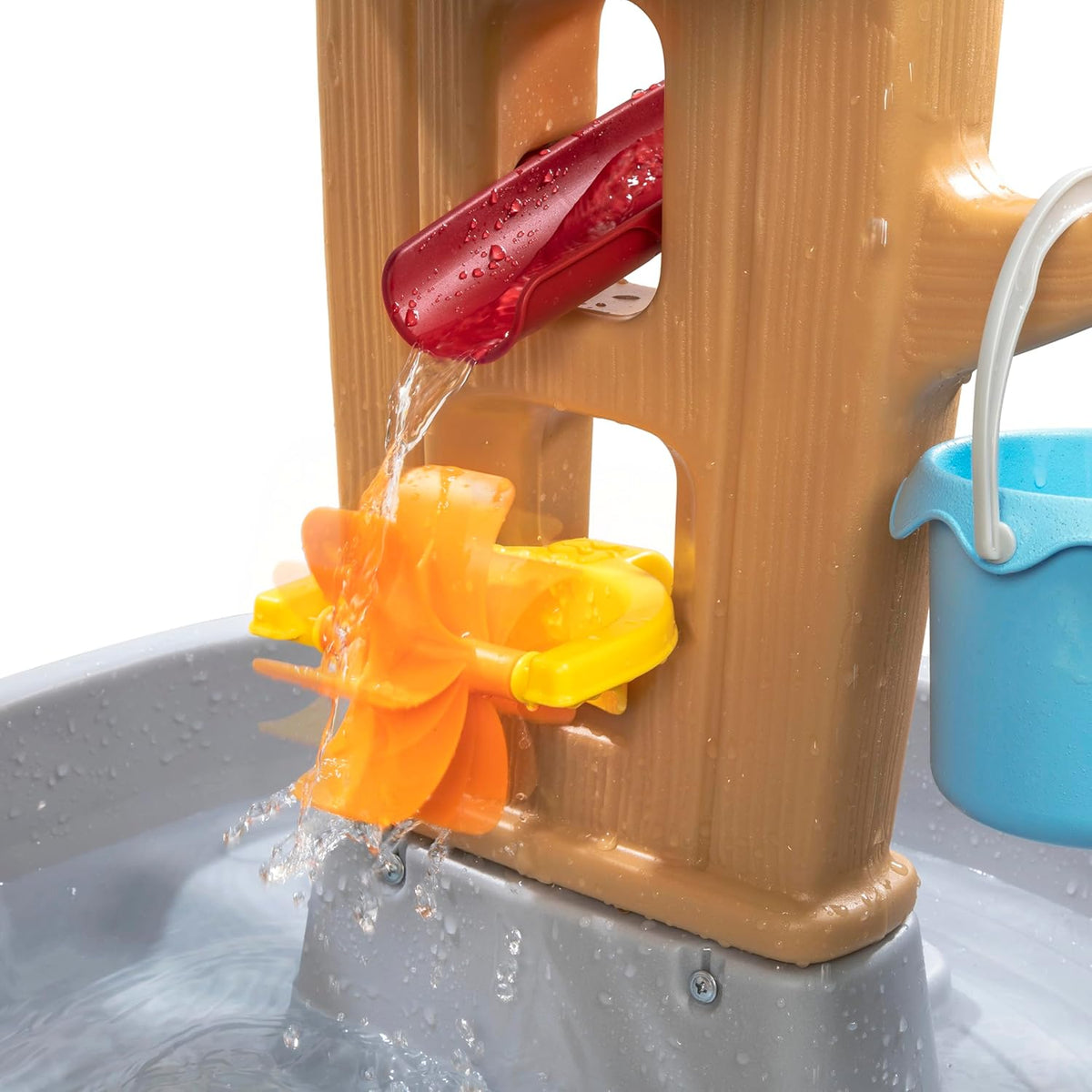 Rain Shower Splash Table d'eau avec 13 Accessoires - Bleu & Vert | Table Jeux d'eau | Table d’activité pour Le Jardin,Table Activité Eau | Table d'eau Extérieur