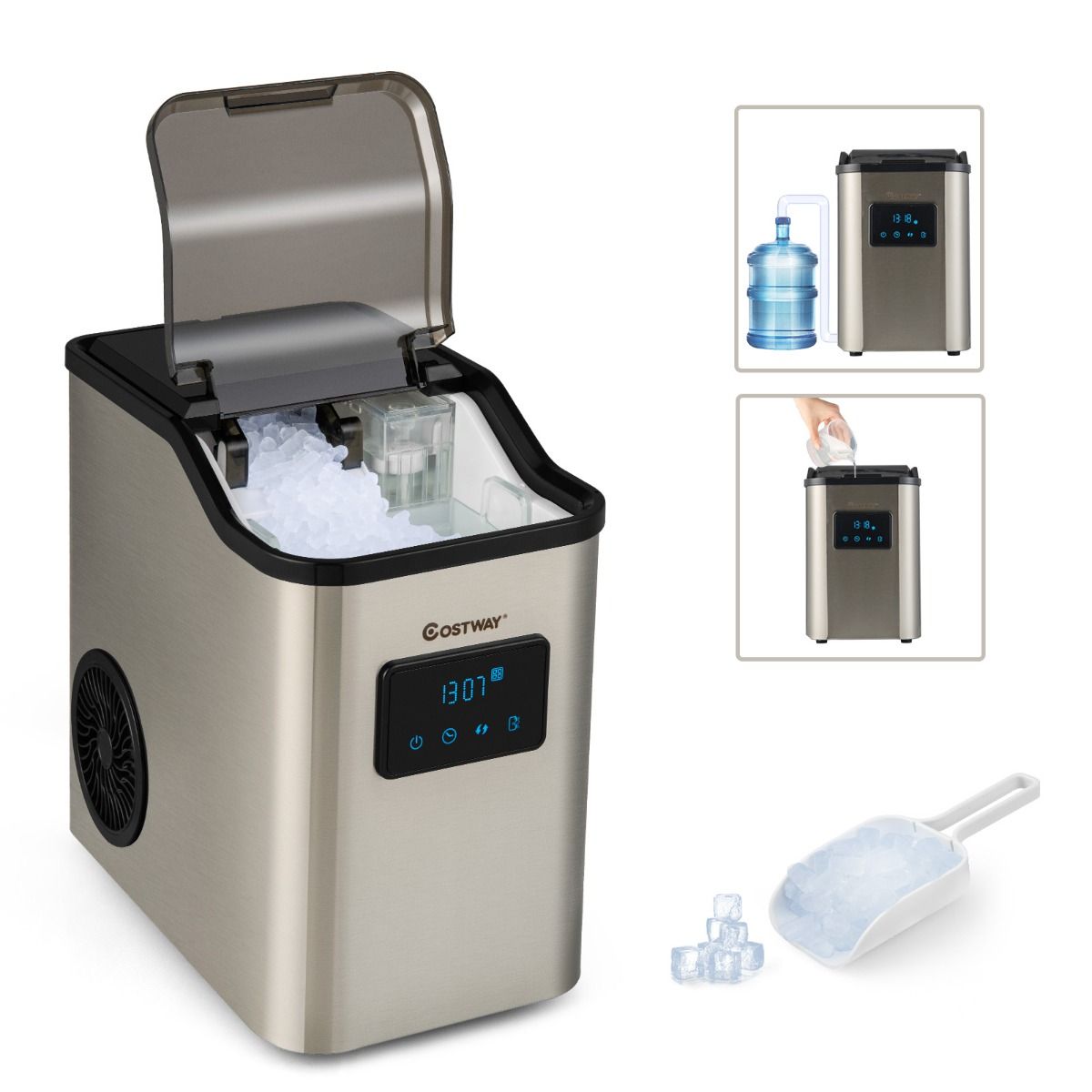 Machine Glaons 24kg en 24h Panneau de Contr么le Tactile LED -