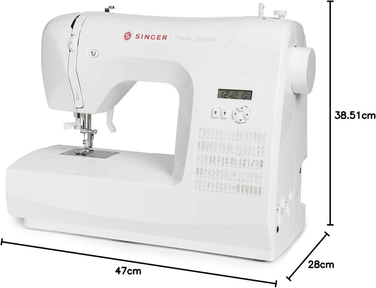 Haute Couture F527C Machine coudre lectronique Professionnelle,80 points,utilitaires,lastiques,dcoratifs,Facile pour Dbutants Electrique Portable,Maison
