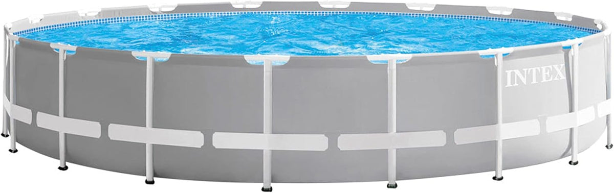 Intex piscine prism frame ronde tubulaire (ø)3,05 x (h)0,76m