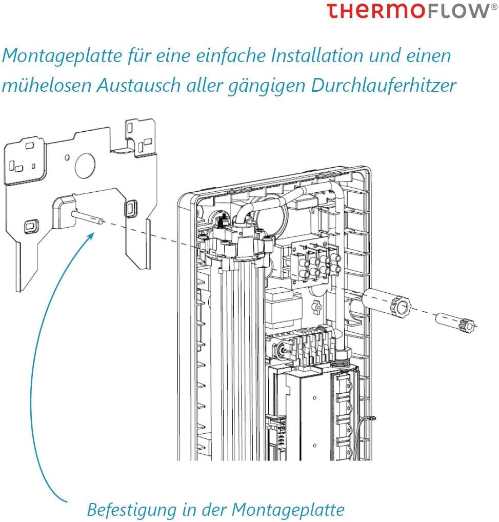 Thermoflow HYDREX18 Hydrex 18 N Chauffe-eau hydraulique 400 V Blanc KW