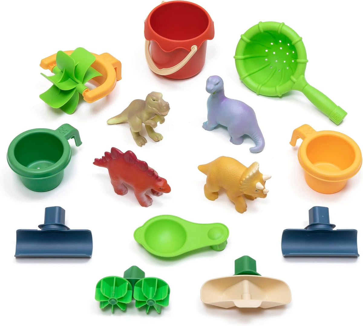 Rain Shower Splash Table d'eau avec 13 Accessoires - Bleu & Vert | Table Jeux d'eau | Table d’activité pour Le Jardin,Table Activité Eau | Table d'eau Extérieur