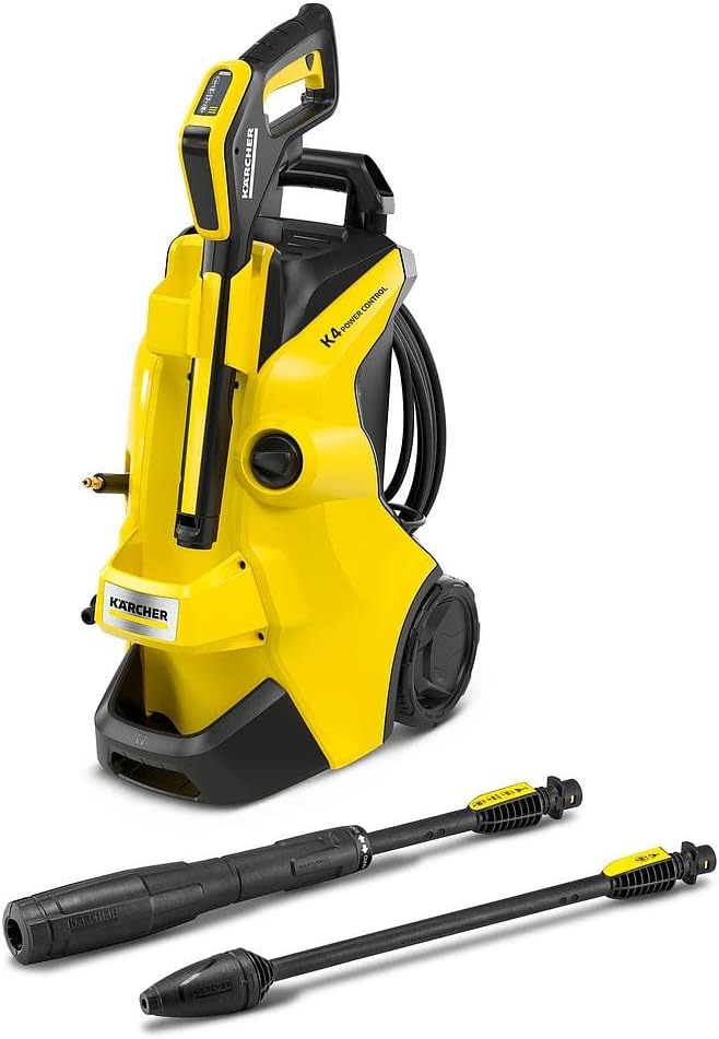 Kärcher Nettoyeur Haute Pression K 4 Power Control Flex Home,Pression : max. 130 bar,Débit : 420 l/h,Surface : 30 m²/h,Poids : 11,5 kg,Pistolet Haute Pression,Rotabuse,Lance,Home Kit