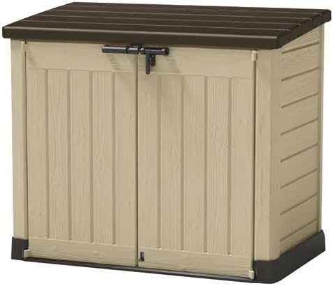 Store It ARC Abri de jardin extrieur,capacit 1200 litres,taupe et beige
