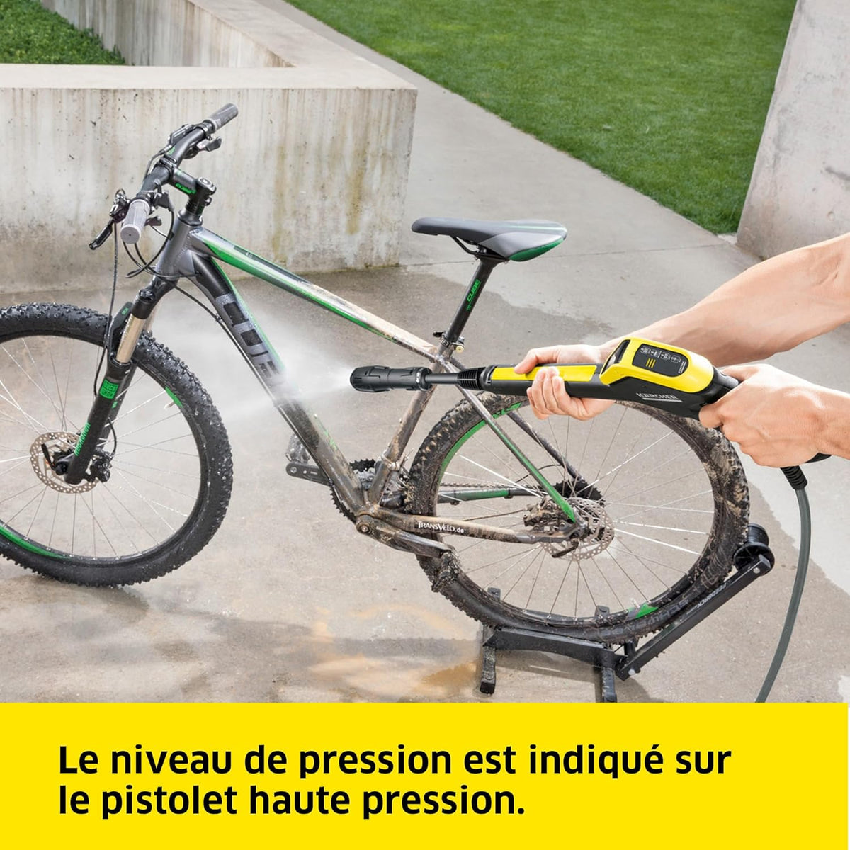 Kärcher Nettoyeur Haute Pression K 4 Power Control Flex Home,Pression : max. 130 bar,Débit : 420 l/h,Surface : 30 m²/h,Poids : 11,5 kg,Pistolet Haute Pression,Rotabuse,Lance,Home Kit