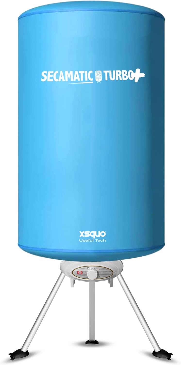 Secamatic Turbo Plus de Xsquo Useful Tech - Séchoir à linge portable sans frottement par air chaud de 1000 W