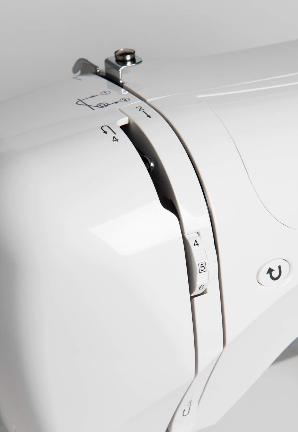 Haute Couture F527C Machine  coudre lectronique Professionnelle,80 points,utilitaires,lastiques,dcoratifs,Facile pour Dbutants Electrique Portable,Maison