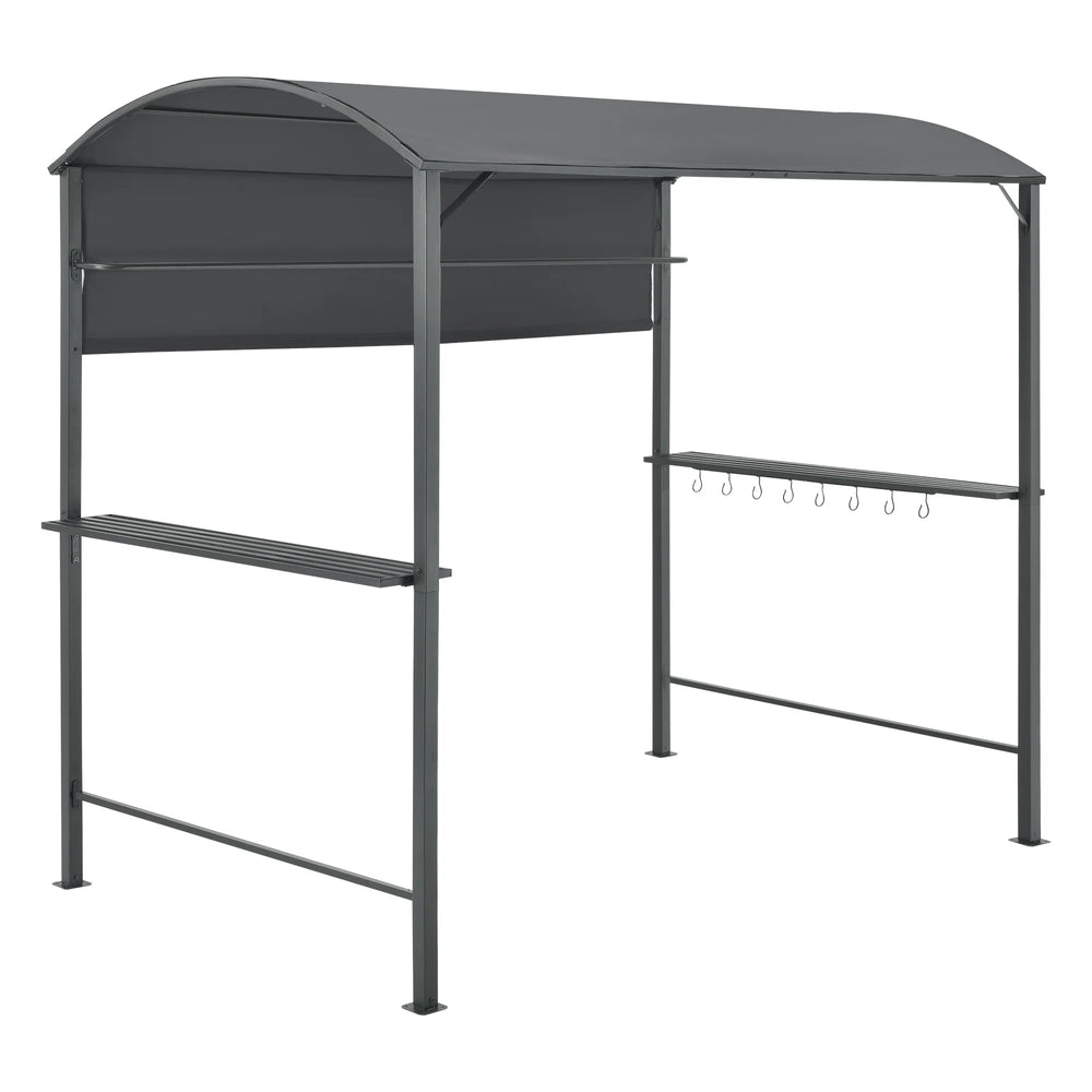 Tonnelle pavillon de barbecue 215 x 220 x 140 cm anthracite gris fonc 03_0008739 -