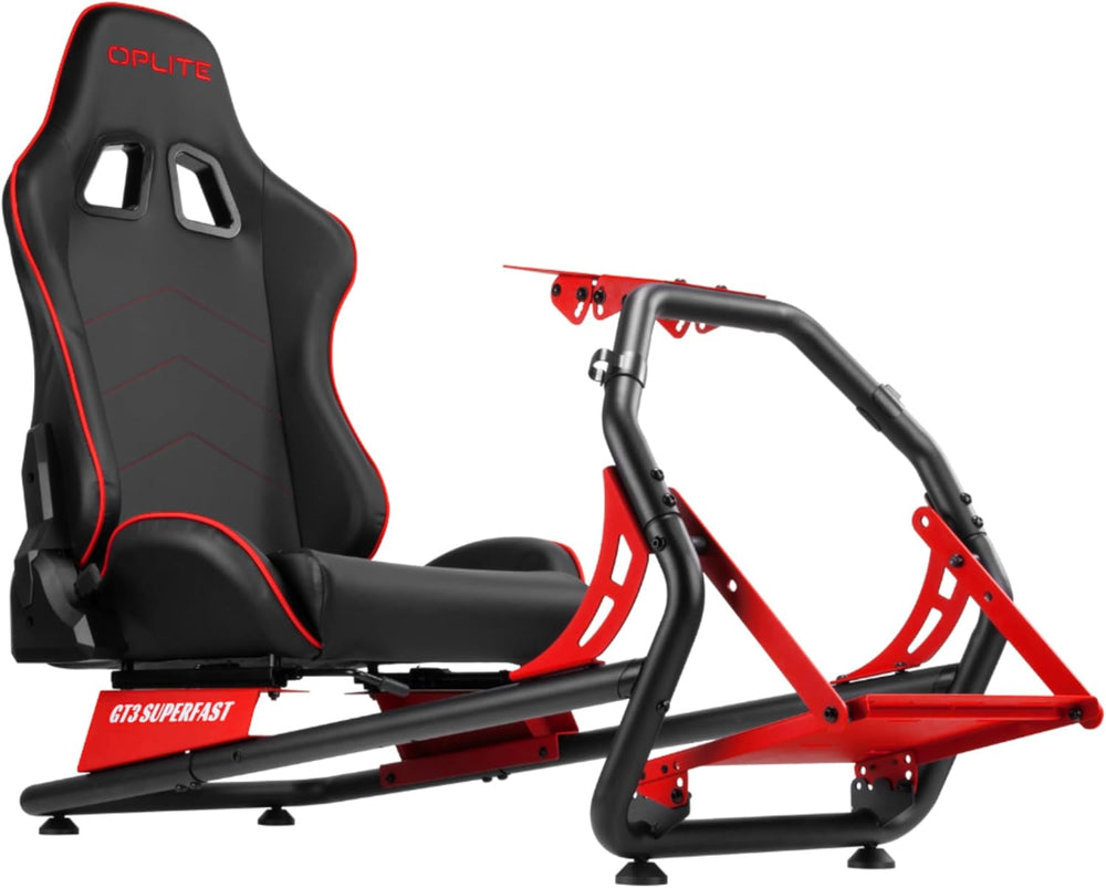 OPLITE GT3 Superfast V2 est un cockpit de simulation de conduite de type GT/Rallye,idéal pour une introduction au SIMRACING