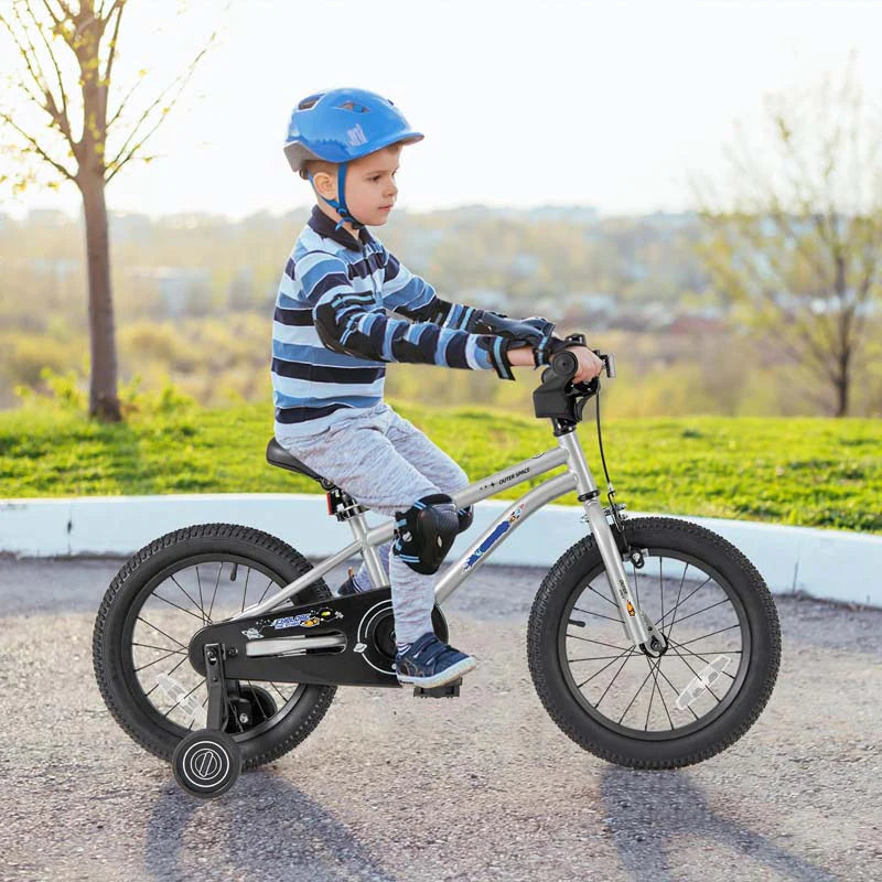 16" Kids Bike for 4-7 Years Old Girls Boys Sport Bicycle with Adjustable Saddle, Training Wheels, Reflectors